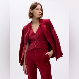 Gap velvet blazer